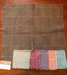 HIGHLAND COURT Isole in Chocolate 24 1/4 x 26 1/4" Heavy Woven Fabric Sample - Picture 1 of 3
