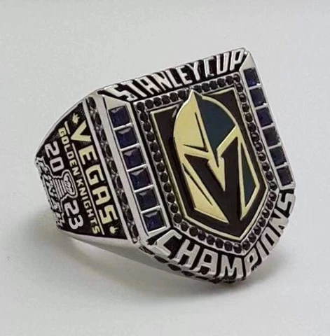 2018 & 2023 Vegas Golden Knights hockey NHL Championship Ring / 8-14 size Cover