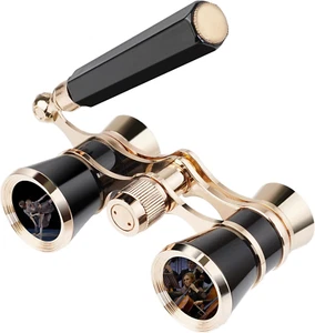 Opera Glasses,3X25 Theater Binoculars with Foldable and Extendable Handle,Portab - Picture 1 of 7