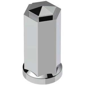 UP 10584B - 33 MM x 4 1/4 Inch Chrome Plastic Hexagon Nut Cover, Thread On - Picture 1 of 4