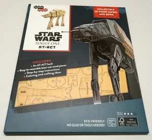Incredi-Builds Star Wars Rogue One AT-ACT 3D Wood Model. NEW. 12+ - Picture 1 of 2