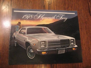 Plymouth Fury 1978 distribuidor literatura de ventas nuevo de lote antiguo - Imagen 1 de 5