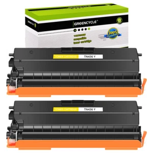 2PK TN436 Yellow Toner Fits for Brother HL-L9310CDWTT DCP-L8410CDW MFC-L8690CDW - Picture 1 of 12