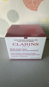 Clarins Multi-Active Nuit Skin Renewing Night Cream Niacinamide 1.7oz NIB Sealed - Picture 1 of 2