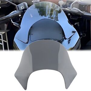 Laminar Grey Lip Windshield Windscreen Shield For Harley Dyna Sportster Softail