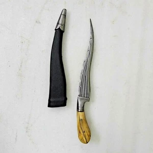 Antique Vintage DAMASCUS DAGGER Sword Barasingha Handmade Old Rare Collectible - Picture 1 of 8