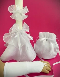 Bolso de comunión falda vela protección contra goteo para vestido de comunión vestido de comunión *16.18 - Imagen 1 de 3