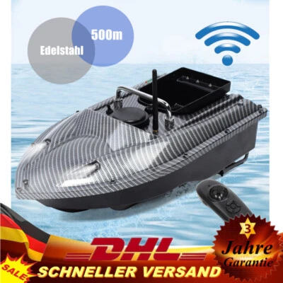500M Futterboot RC Karpfenangeln Köderboot,Fischfinder mit Sonarsensor,Tasche DE - Bild 1 von 4