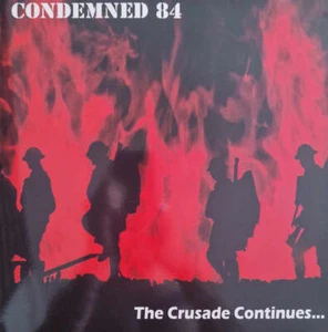 CONDEMNED 84 "The Crusade Continues" LP (White/Red Vinyl) - Picture 1 of 1
