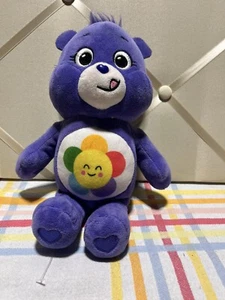 Peluche Care Bear Harmony púrpura 10" 2020 lindo peluche relleno - Imagen 1 de 11