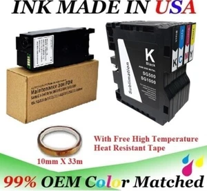 Sublimation Ink Cartridge with Waste tank for Sawgrass Virtuoso SG500 SG1000 - Picture 1 of 8