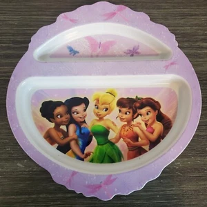Campanilla y hadas niños placa de melamina dividida 2 secciones - princesa hada - Imagen 1 de 5