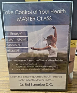 Dr. Banerjee Master Class DVD NEW SEALED Take Control Of Your Health Belly Fat ! - Imagen 1 de 9