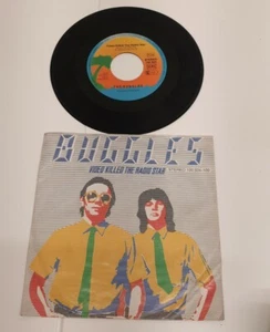 Buggles Video Killed The Radio Star Vinyl 7" Single Island Records 1979 SIGNIERT - Bild 1 von 5