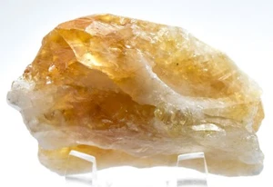 135g Citrine Quartz Rough Point Sparkling Gemstone Crystal Mineral Raw - Brazil - Picture 1 of 4