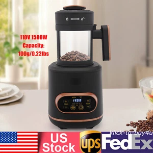 Electric Coffee Bean Roaster Machine Coffee Bean Roaster Roasting Home Use - Picture 1 of 16