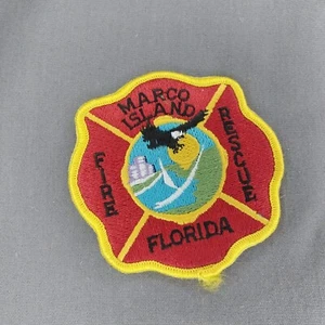 Marco Island FL Florida Fire Rescue 3,5" Patch - Bild 1 von 2