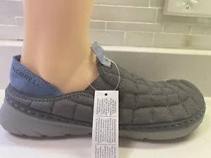 Merrell Hut Moc Gray Quilted Women’s Slip On Shoes J90802 Size 5 - Picture 1 of 7