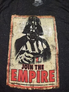 Star Wars Darth Vader Shirt Herren 2XL Schwarz Join The Empire Galaxy Propaganda - Bild 1 von 9