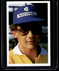 Ayrton Senna Rookie Portrait Card - 1987 A Question Of Sport - Vgc Vintage Rare