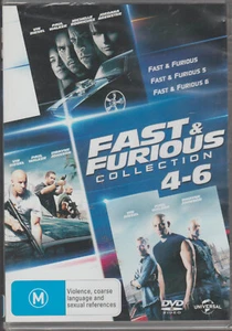 Fast & and Furious Collection 4-6 (DVD) - BRAND NEW SEALED - Free Post - Region4 - Picture 1 of 2