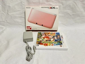 Nintendo 3DS LL XL Console Blue Stylus Charger Software Box Used Tested Working - Picture 1 of 19