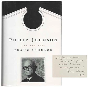 Franz SCHULZE / PHILIP JOHNSON LIFE AND WORK Signed First Edition 1994 #180518 - Picture 1 of 2