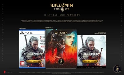 The Witcher 3: Wild Hunt 10 YEARS OF KILLING MONSTERS ANNIVERSARY EDITION PS5 - Image 1 of 4