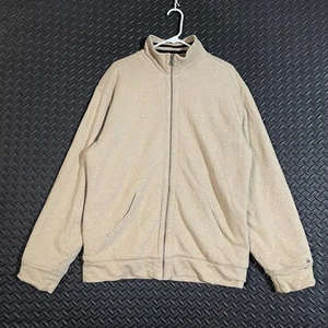 Tommy Hilfiger Hombres Chaqueta Forrada de Vellón con Cremallera Tostada Talla XL Cálida Comodidad - Imagen 1 de 9