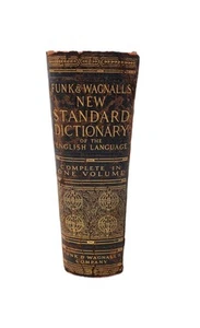 Funk & Wagnalls New Standard Dictionary of the English Language. Vintage 1913 - Foto 1 di 8