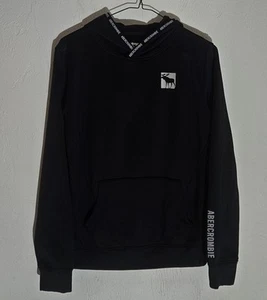 Abercrombie & Fitch Kids Hoodie Youth 13/14 Sweater Long Sleeve Black Sweatshirt - Picture 1 of 4