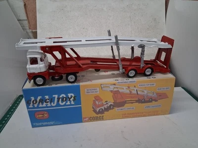 Corgi Major 1148 Scammell Carrimore Car Transporter Restored in a free repro box - Image 1 of 4