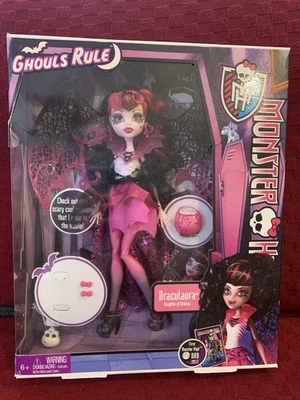 Monster High Draculaura Ghouls Rule Doll 2012 Mattel New - Image 1 of 2