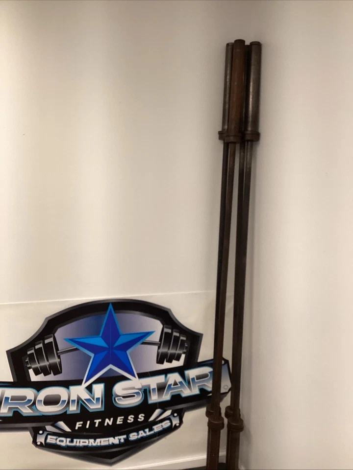 Barra Olímpica York Manga Dividida. (Raro,Vintage) 4 en stock. Foto 1 de 4