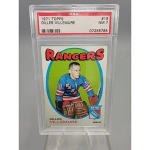 1971 OPC GILLES VILLEMURE PSA 7 New York Rangers No. 18 PSA 7 - Bild 1 von 6