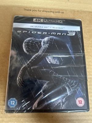 Spider-Man 3 - UK Reg Free 4K UHD Blu-ray NEW & SEALED Tobey McGuire (Venom) - Image 1 of 4