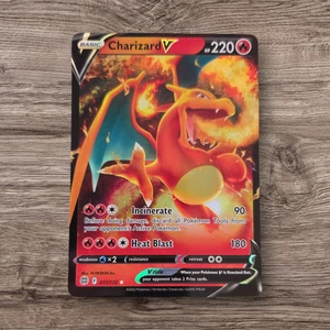 2022 Pokémon Charizard V 017/172 Brilliant Stars Ultra Rare Holo NM/M - Bild 1 von 2