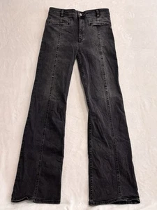 We The Free Black Flare Denim Jeans Back Pocket Stars Stretch Gr. 29, 750GW2X15 - Bild 1 von 13