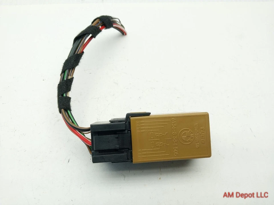 2002 BMW 330ci 325ci 325i 330i E46 relé duplo verde marrom com conector pigtail  - Imagem 1 de 4