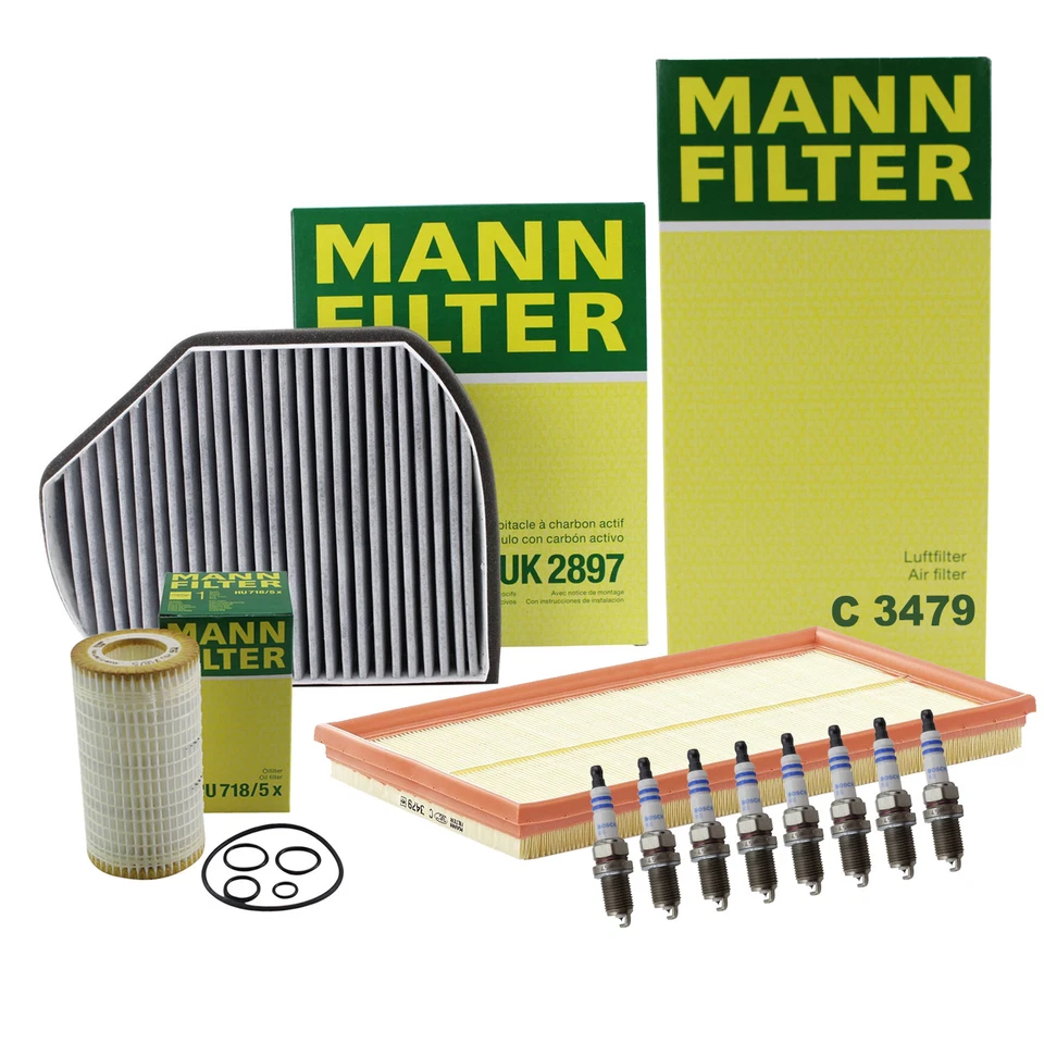 Kit de servicio de filtro de filtro Mann para Mercedes-Benz CLK430 Foto 1 de 2
