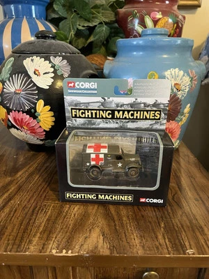2002 Corgi Fighting Machines Pork Chop Hill T214-WC54 1/2 Ton 4x4 Ambulance NIB - Image 1 of 2