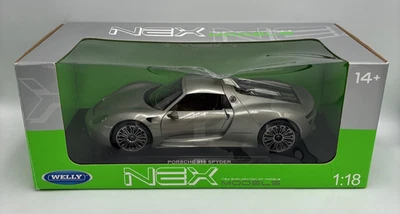 Porsche 918 Spyder Liquid Metal Silver 1/18 Minichamps Diecast - Nuevo Precintado Foto 1 de 4