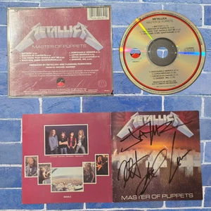 Metallica | signierte CD | 4 Mitglieder | Master Of Puppets - Bild 1 von 2