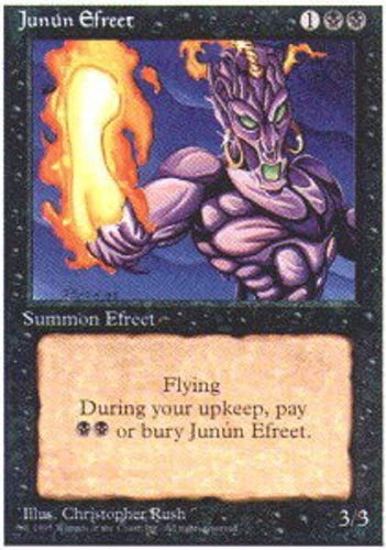 FBB Korean Junun Efreet ~ Near Mint 4th Edition Fourth Foreign Black Border Stoc - Image 1 of 1