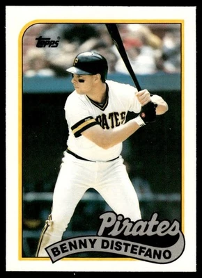 1989 Topps Traded Benny Distefano Pittsburgh Pirates #25T - Image 1 of 2