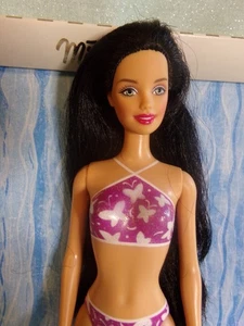 Randy Wagner 1999 Roble Palm Beach Barbie Reroot Morena - Imagen 1 de 7