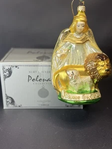 Kurt S Adler Polonesa Vidrio Adorno de Navidad Ángel de la Paz AP 888 - Imagen 1 de 8