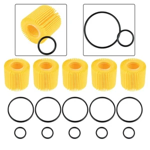 Useful Oil Filter Element 5PCS/set Engine Parts Replacement Soft Rubber - Picture 1 of 12