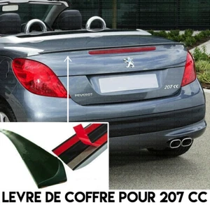 LAME COFFRE SPOILER BECQUET LEVRE pour PEUGEOT 207CC 207 CC 2007-2015 CABRIOLET - Bild 1 von 5
