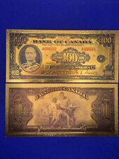 Gold Foil/Souvenir Note - Canada $100 (1935) -Prince Henry, Duke of Gloucester